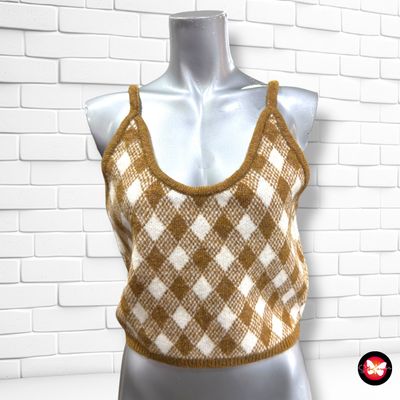 Jersey de tirantes cropped ZARA Talla L