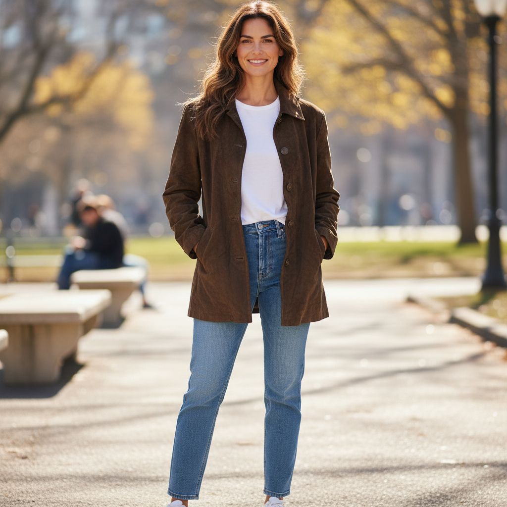 Chaqueta de ante Talla M