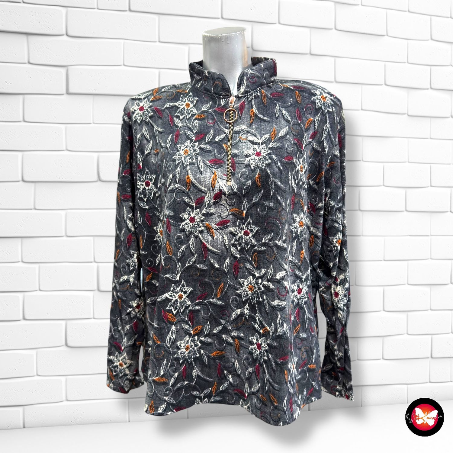 **HOY** Jersey de manga larga estampado Talla 52 (pequeña)