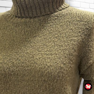 Jersey de manga larga y cuello vuelto Talla S