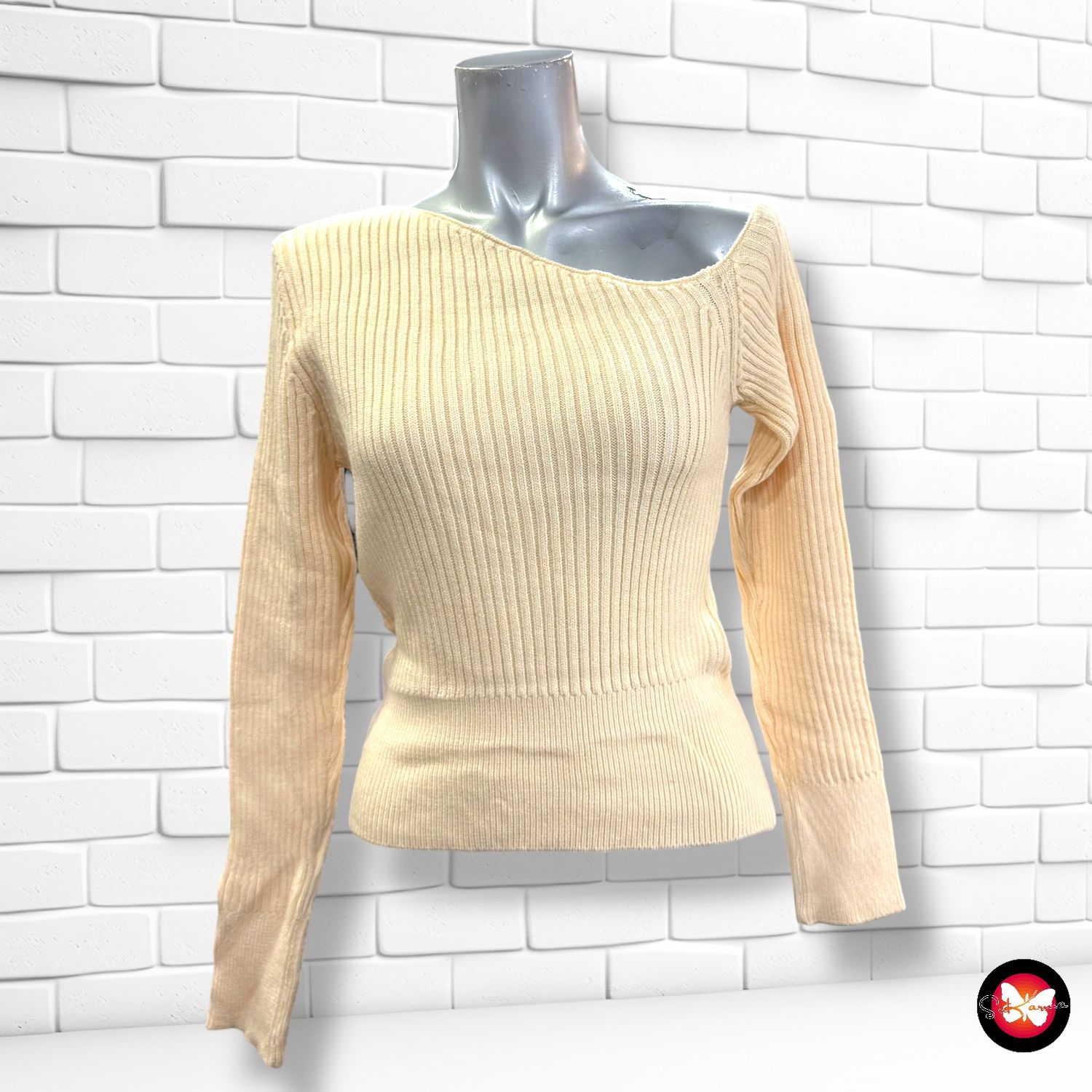 Jersey escote asimétrico Talla S