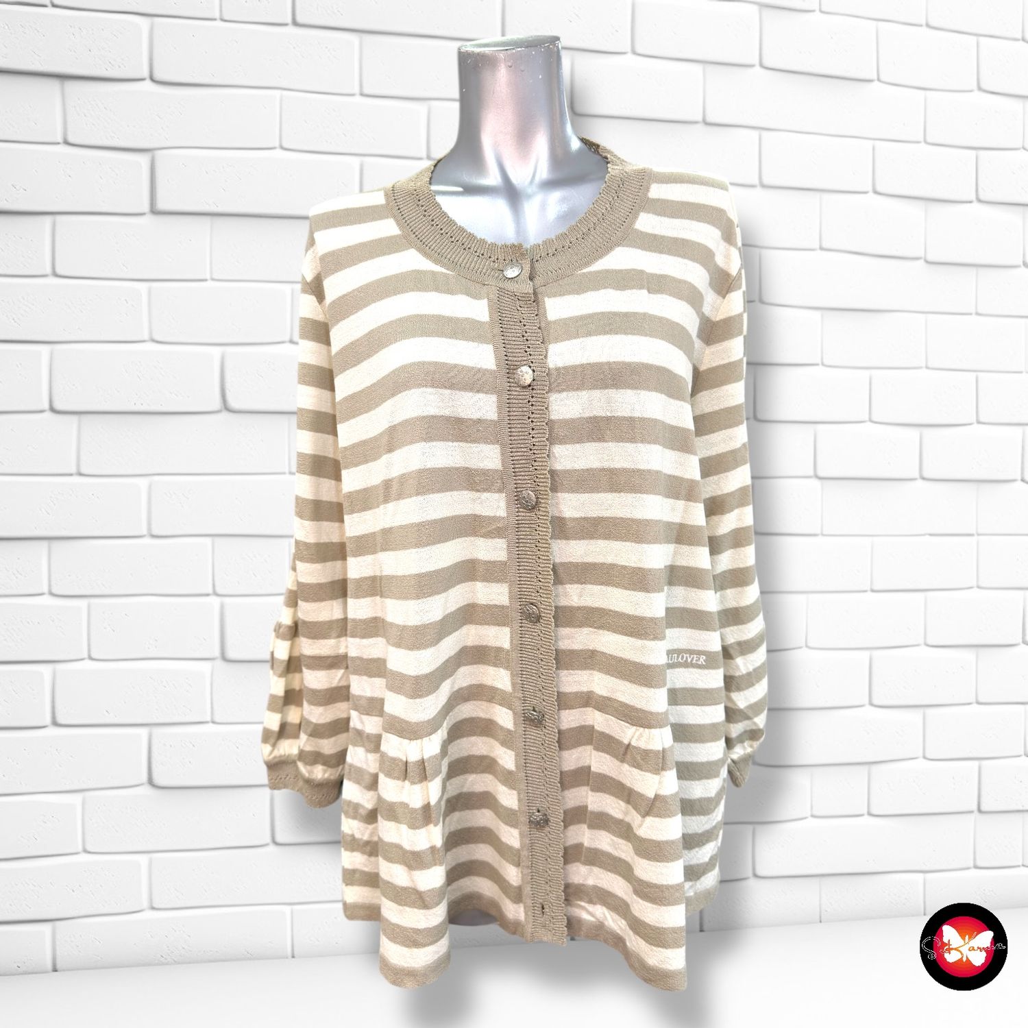 **HOY** Chaqueta de punto de rayitas NAULOVER Tala 50