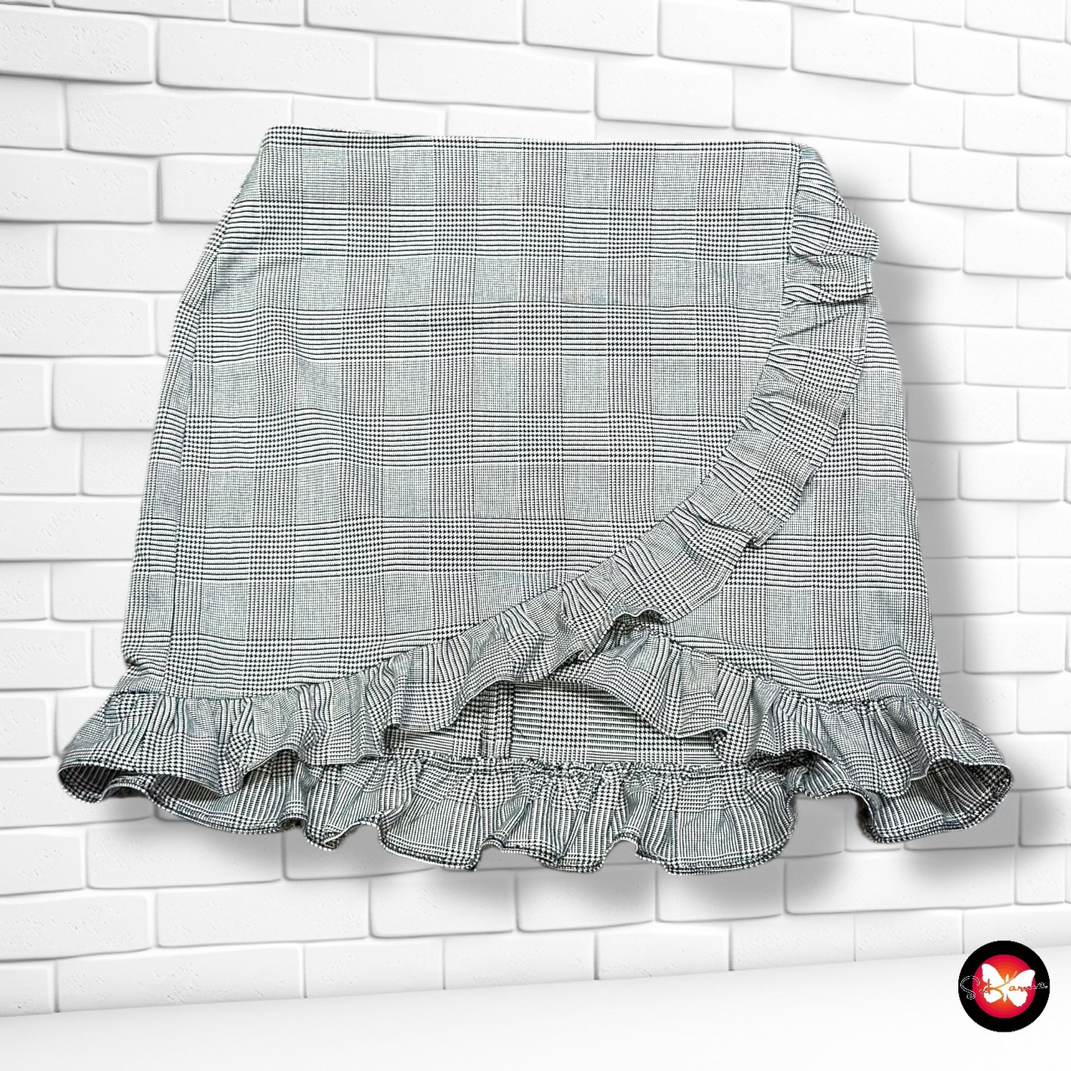 **HOY** Falda con volantitos MANGO Talla L