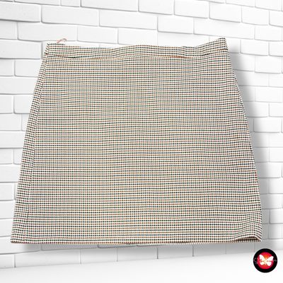 Falda estampado pata de gallo ESPRIT Talla 46 (grande)