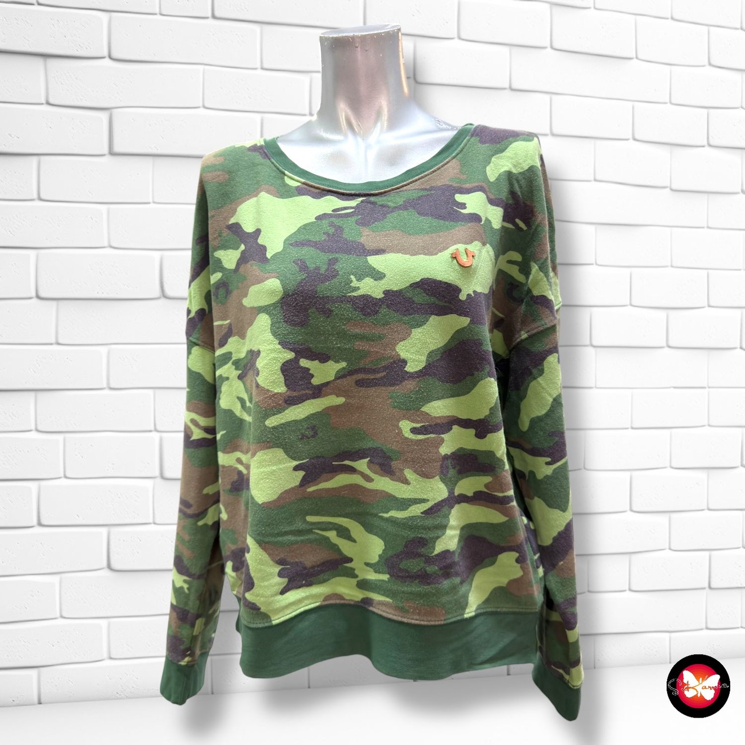**HOY** Sudadera estampado militar TRUE RELIGION Talla M