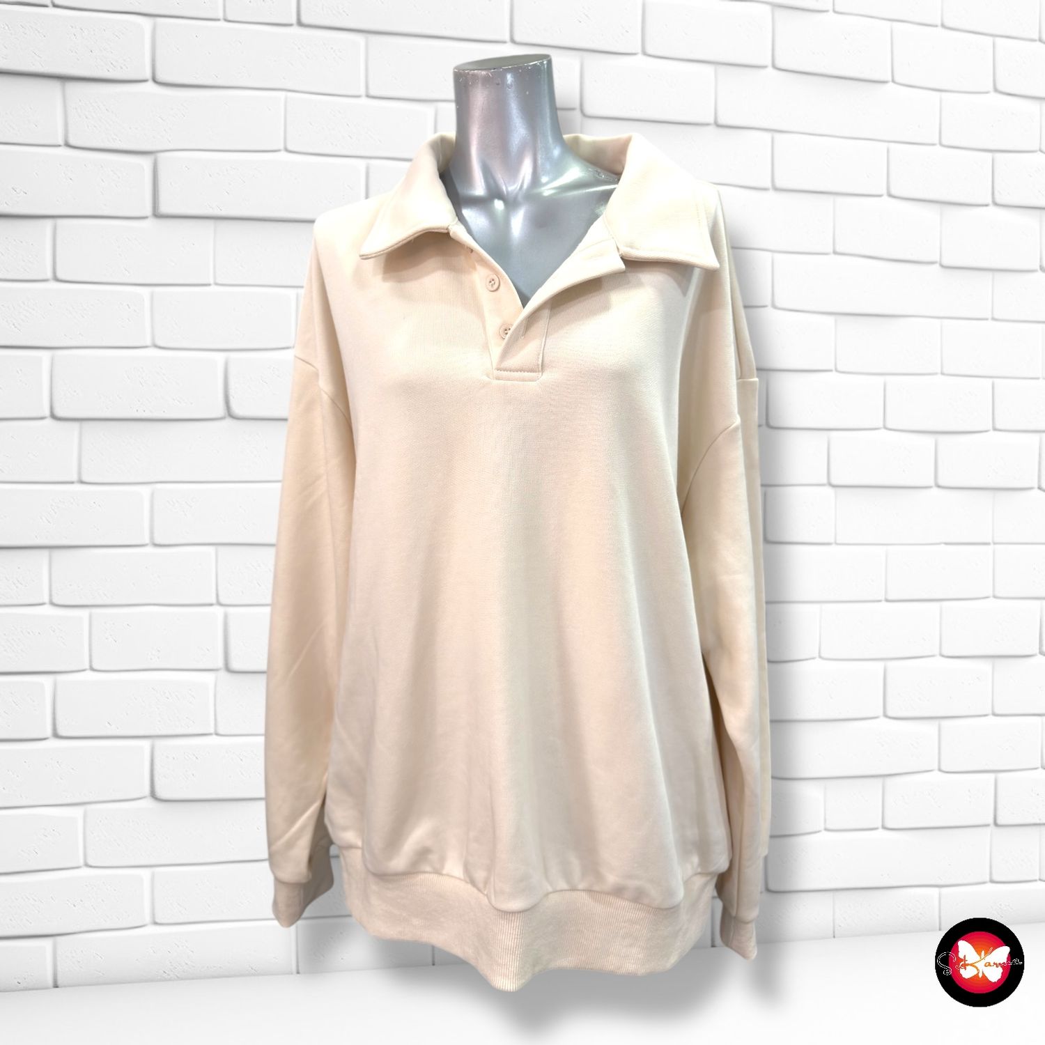 **HOY** Sudadera con cuello Talla XL