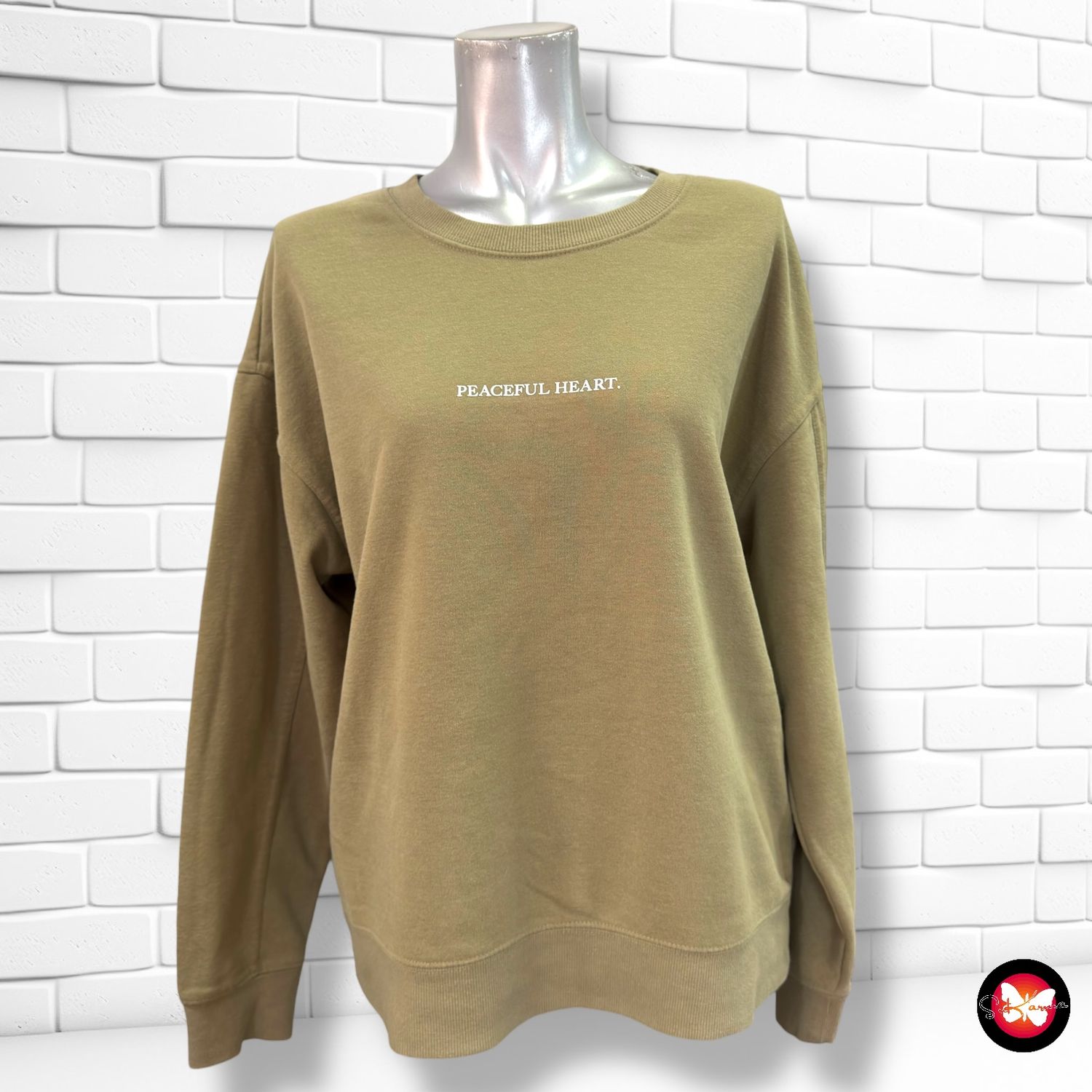 **HOY** Sudadera “PEACEFUL HEART” Talla S/M