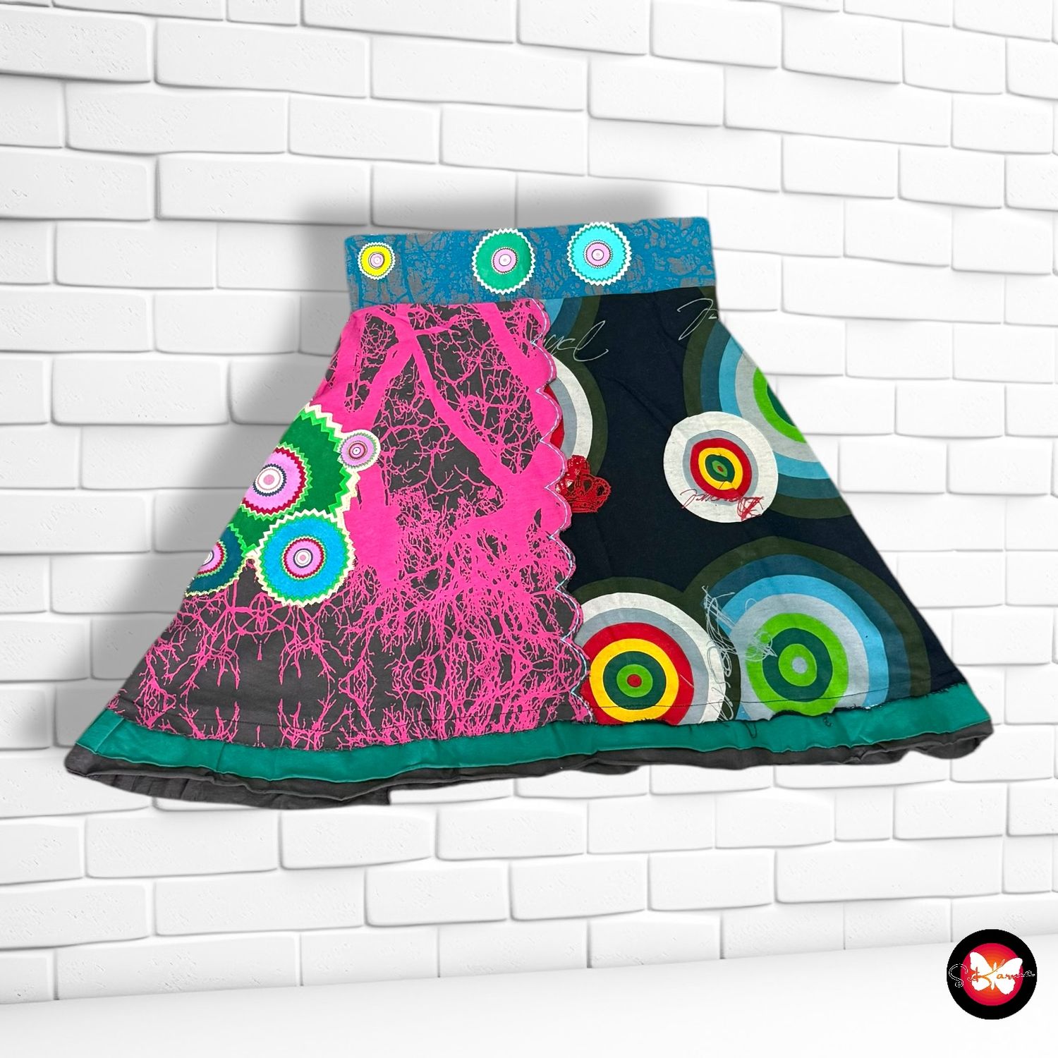 Falda suelta DESIGUAL Talla L