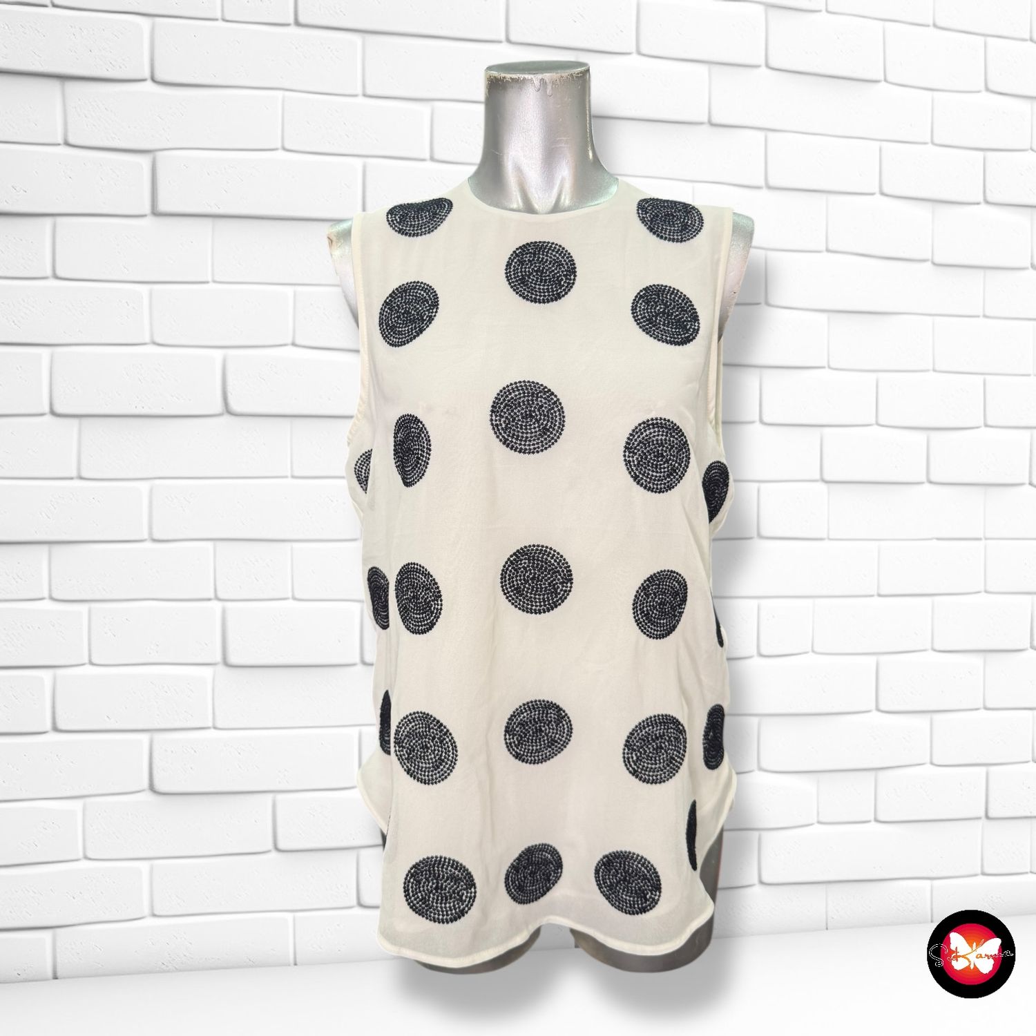 Blusa sin mangas H&amp;M Talla 38