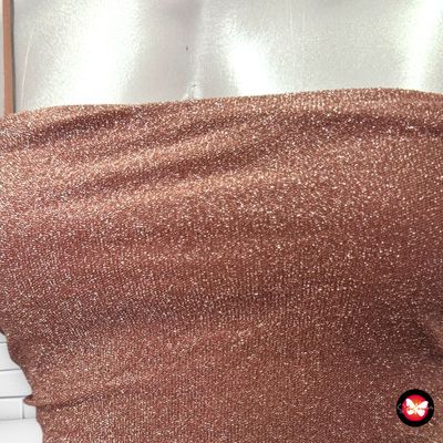 Vestido de noche de lurex con drapeado SHEIN Talla XXS