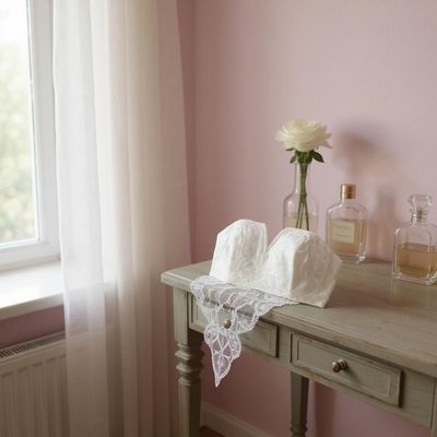 Crop top de brocado LOAVIES Talla S