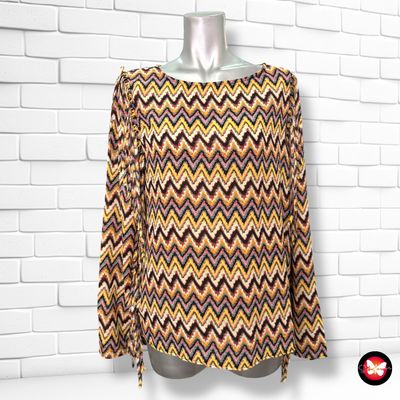 Blusa de manga larga con flecos MYSTERY JANE Talla M (grande)