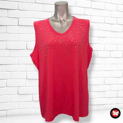 Camiseta sin mangas con tachitas BEXLEYS Talla L (grande)