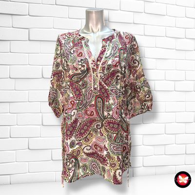 Blusa de media manga con cinturón CHARLES VÖGELE Talla 38