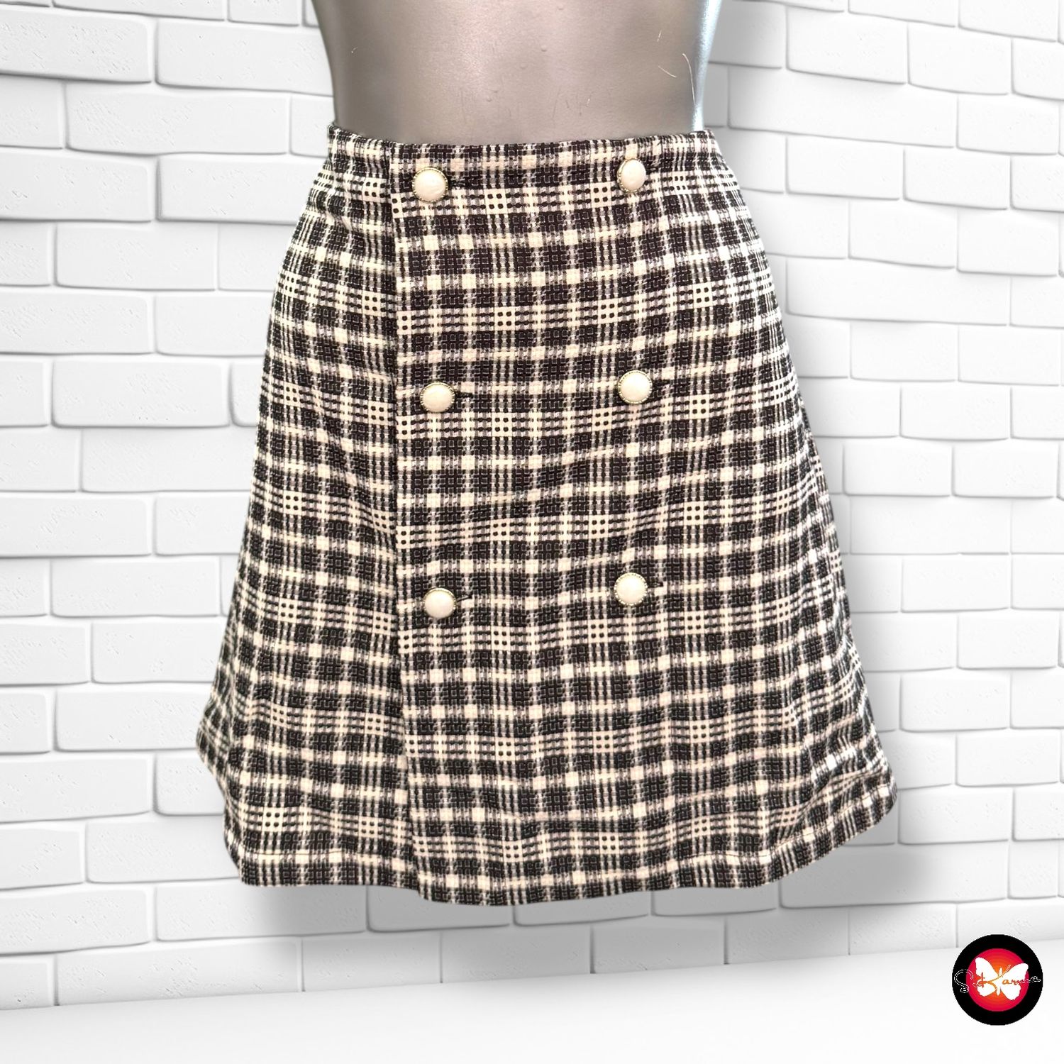 Falda tweed CLOCKHOUSE Talla 42