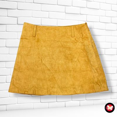 Falda de ante ZARA Talla S