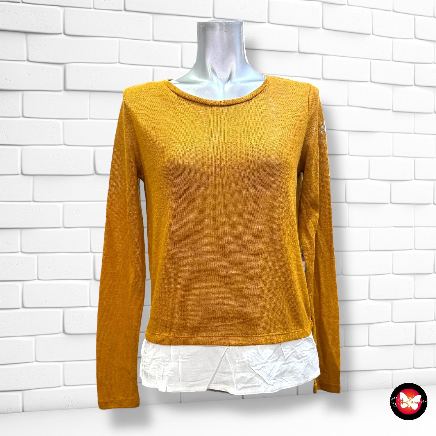 Jersey de manga larga con bajo de blusa SPRINGFIELD Talla S