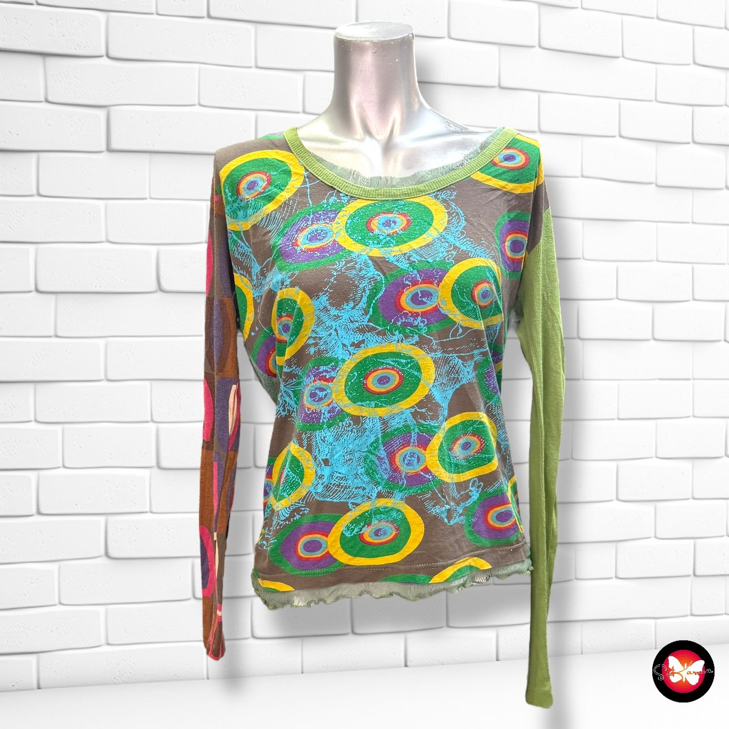 Camiseta con encaje DESIGUAL Talla L