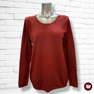 Jersey de manga larga con motitas ESMARA Talla M