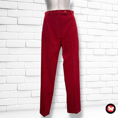 Pantalón de vestir vintage tipo antelina Talla S
