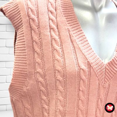 Chaleco cropped de punto SHEIN Talla S