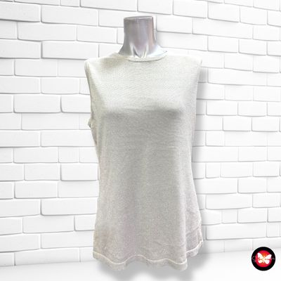 Jersey de noche con lurex sin mangas Talla L