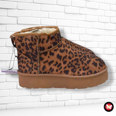 Botines esquimal animal print SINSAY T38