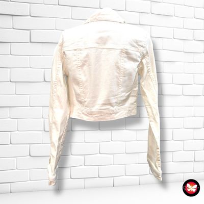 Cazadora vaquera cropped con cremallera DIVIDED Talla S