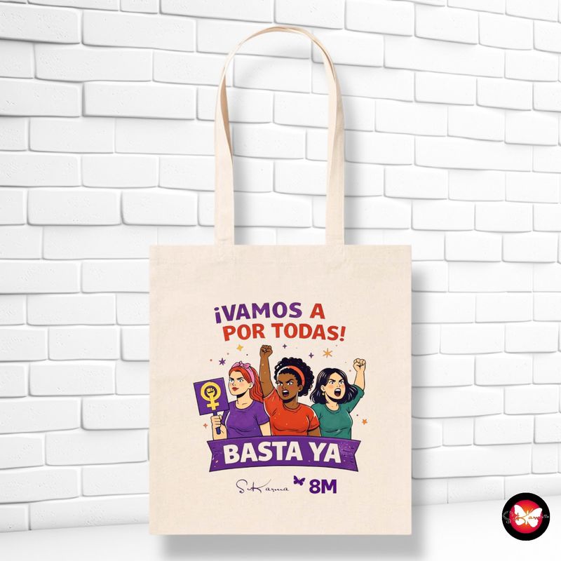*Tote bag "8M - BASTA YA"