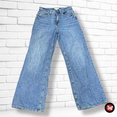 **HOY** Pantalón vaquero ancho de pierna H&amp;M Talla 38