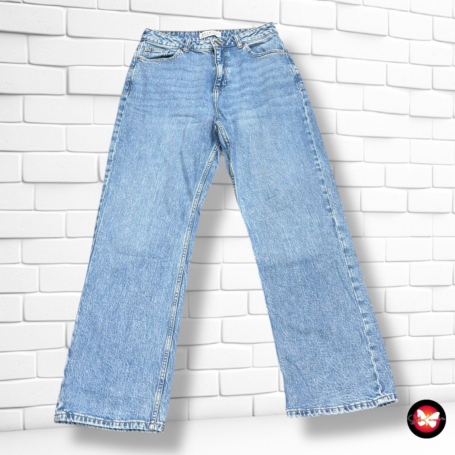 **HOY** Pantalón vaquero ancho de pierna PRIMARK CARES Talla 38