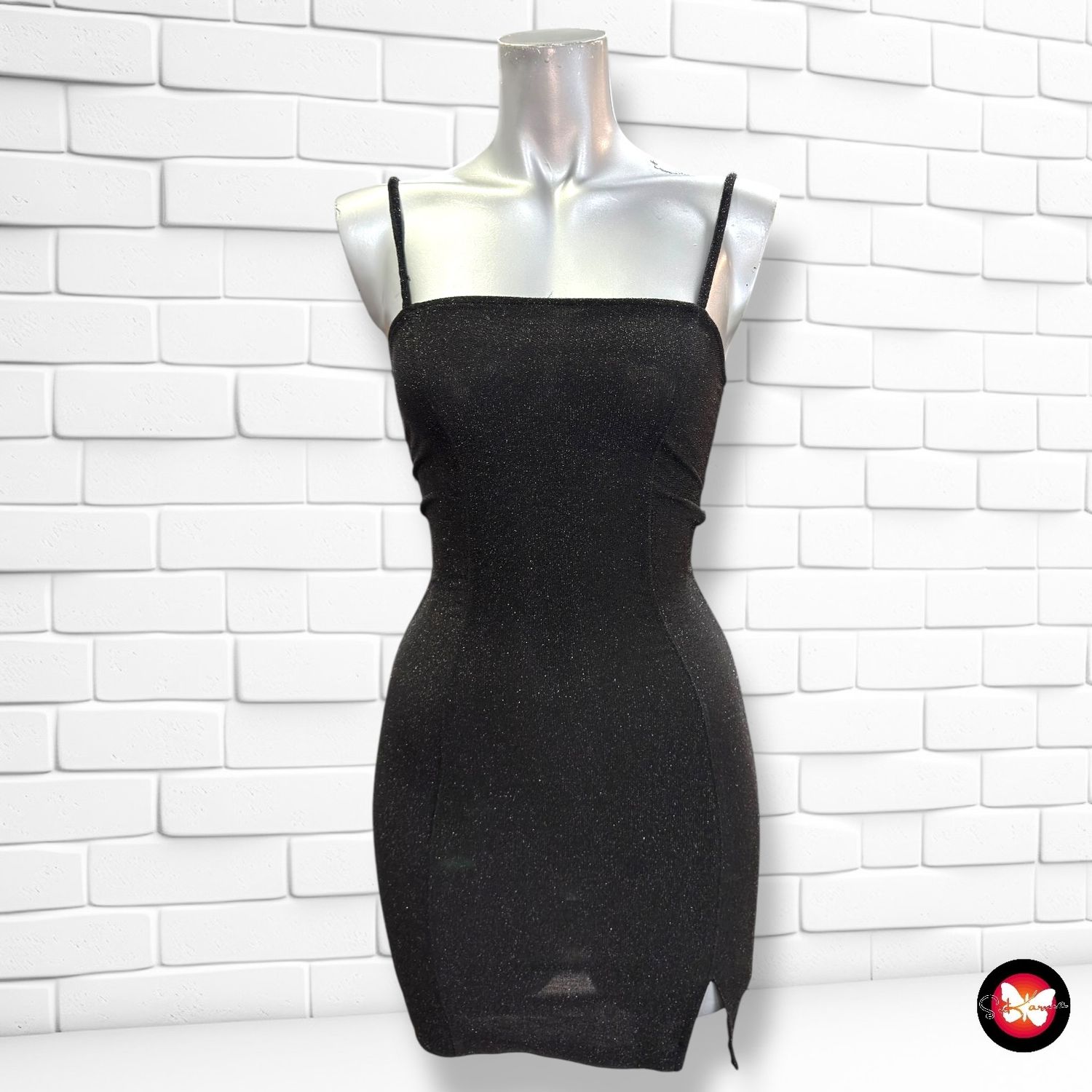Vestido de noche de lurex DIVIDED Talla XXS