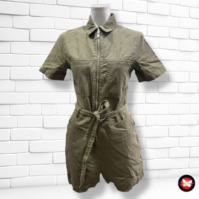 Mono safari F&amp;F color Verde militar Talla 34