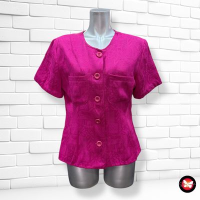 Camisa vintage  color Magenta Talla M