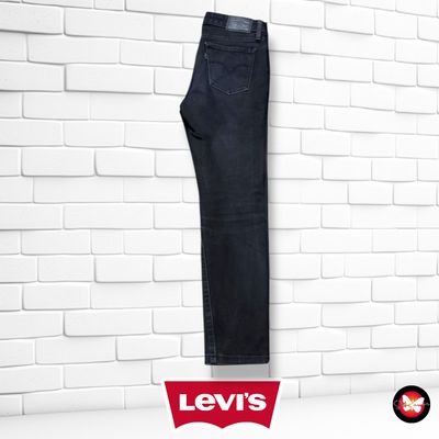 Pantalón 711 SKINNY LEVI’S color Negro vaquero Talla XS (W25)