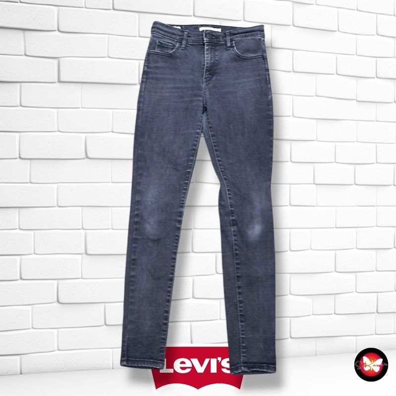 Pantalón 720 HIGH RISE SUPER SKINNY LEVI’S color Negro vaquero Talla S (W26)