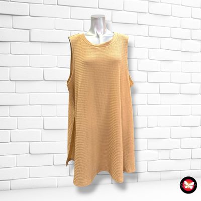 **HOY** Conjunto blusa + pantalón SHEIN CURVE color Camel Talla 3XL