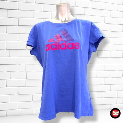 Camiseta de manga corta ADIDAS color Azul Talla XL (pequeña)