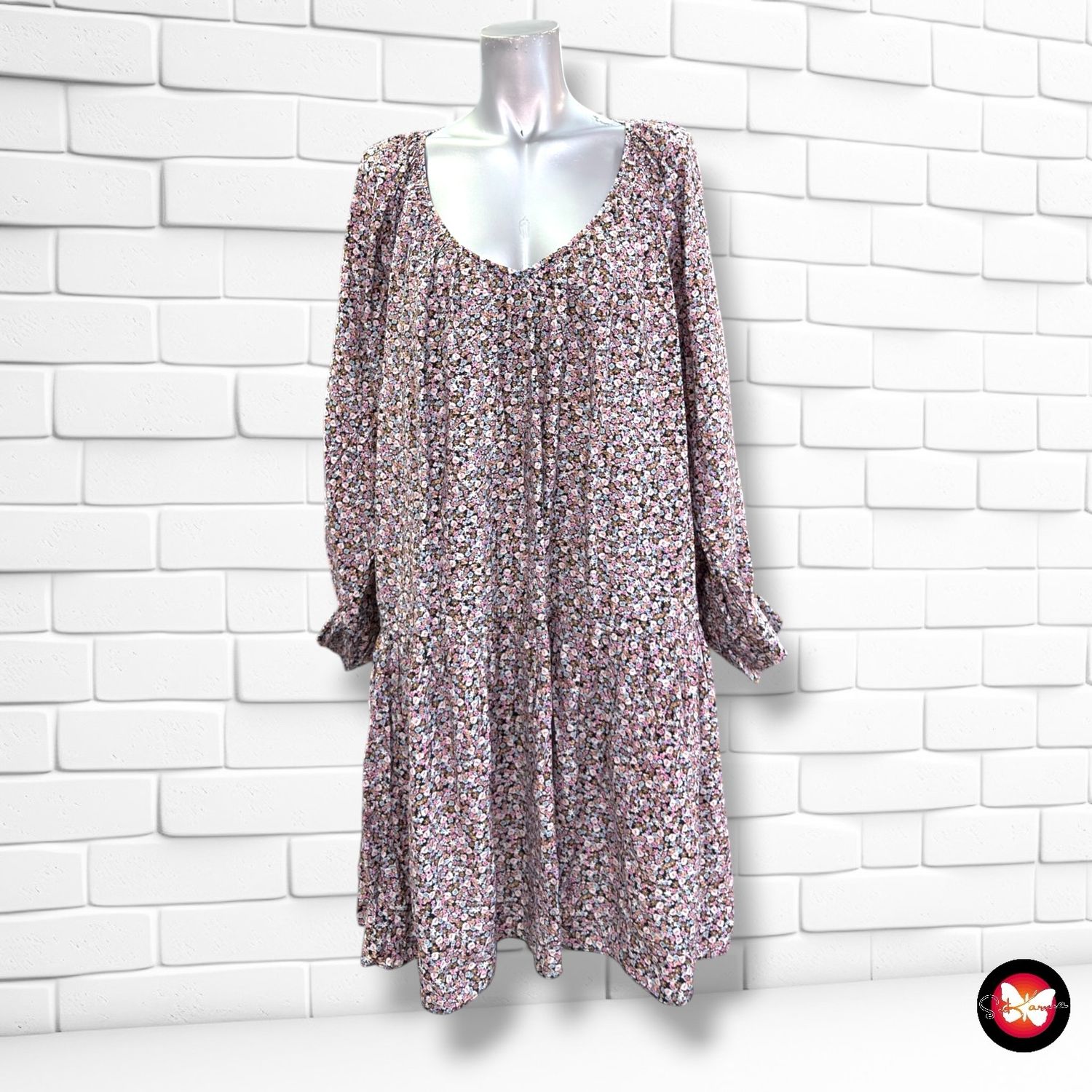 **HOY** Vestido blusón de florecitas H&amp;M color Varios Talla S (muy grande)