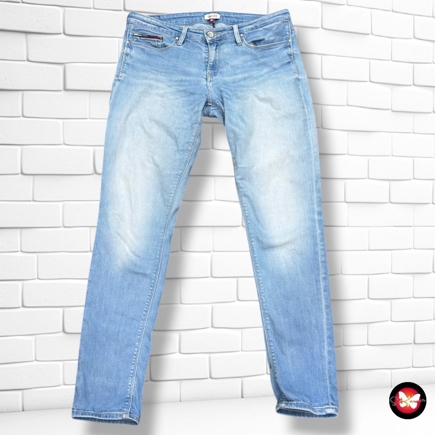 **HOY** Pantalón TOMMY HILFIGER color Azul vaquero Talla L (W31) (grande)