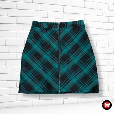 Falda de cuadros PIMKIE color Verde y negro Talla 32