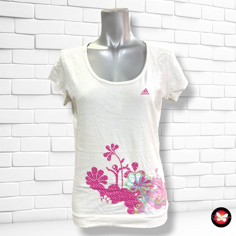 Camiseta de manga corta ADIDAS color Blanco Talla 36