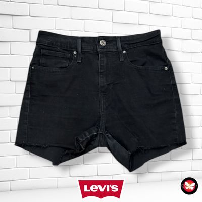 Short HIGH RISE SKINNY LEVI’S color Negro Talla M (W28)