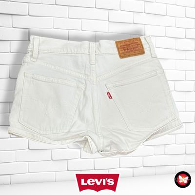 Short 501 LEVI’S color Blanco Talla XS (W24)