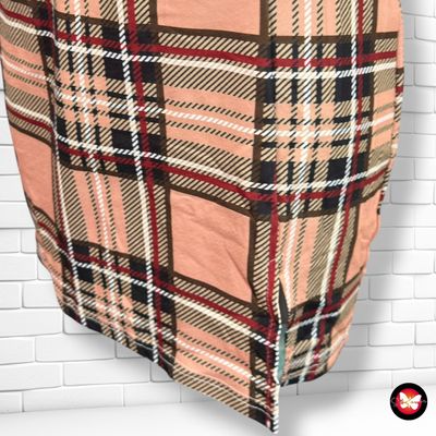 Falda elástica de cuadros SHEIN color Varios Talla S