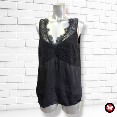 Blusa lencera H&amp;M color Negro Talla M (grande)