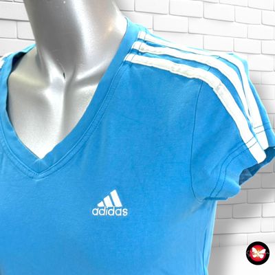 Camiseta de manga corta ADIDAS color Celeste Talla 38
