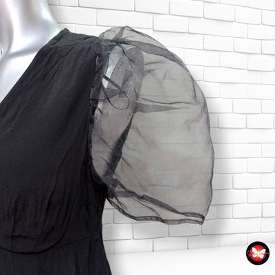 **HOY** Blusa con mangas traslúcidas PIMKIE color Negro Talla 36