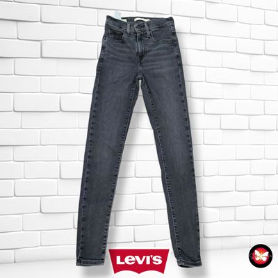 Pantalón 720 HIGH RISE SUPER SKINNY LEVI’S color Gris vaquero Talla XS (W24)