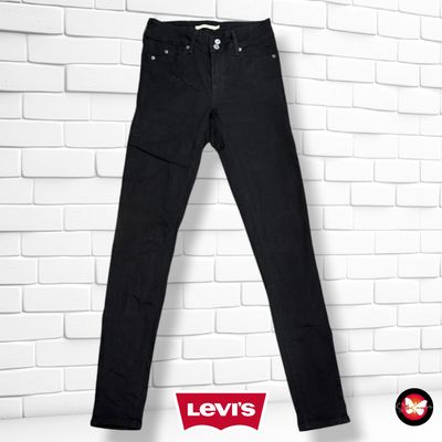 Pantalón 711 SKINNY LEVI’S color Negro Talla XS (W25)